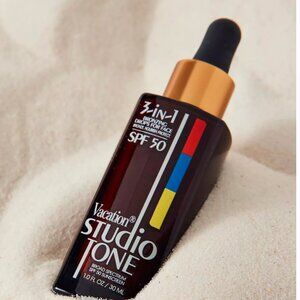 Vacation NIB Studio Tone SPF 50 Bronzing Drops 1 OZ - Summer / Tan / Vacation